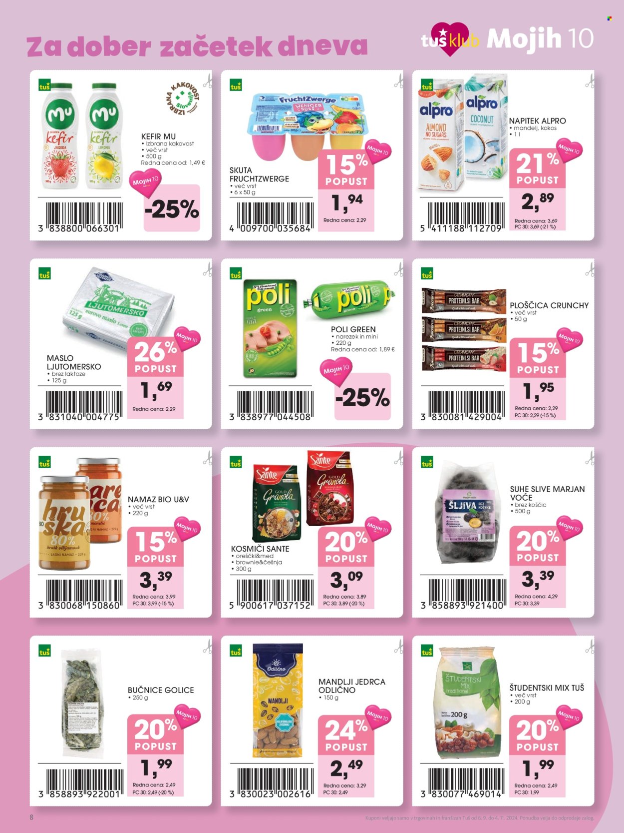 Tuš katalog - 6.9.2024 - 4.11.2024. Stran 8
