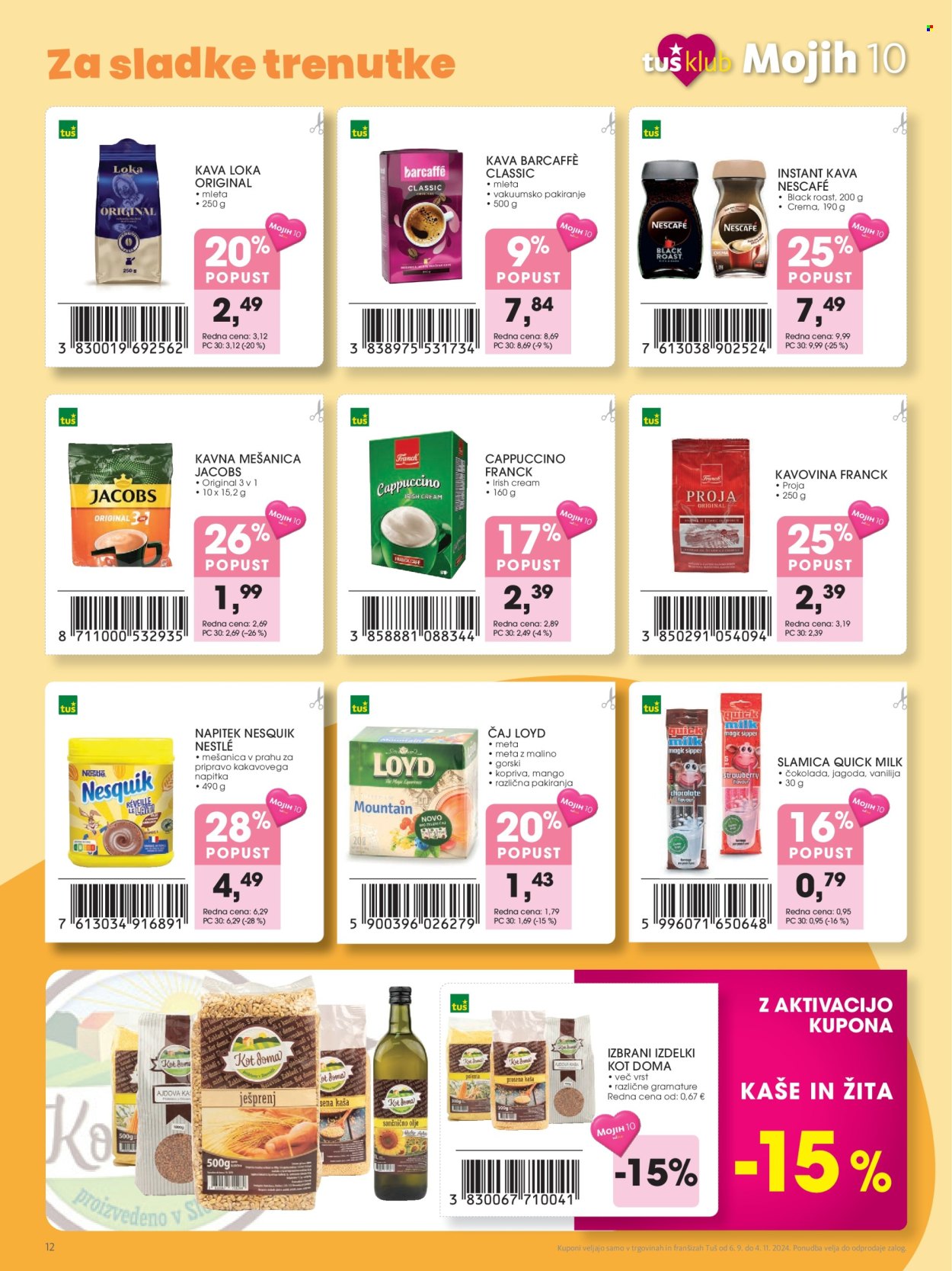 Tuš katalog - 6.9.2024 - 4.11.2024. Stran 12