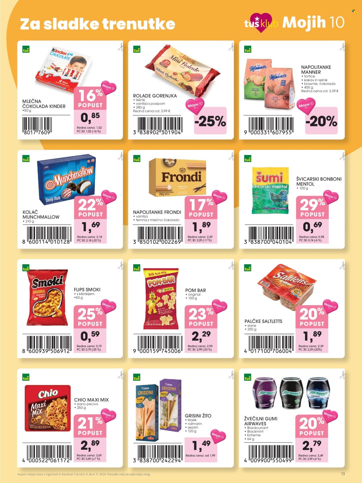 Tuš katalog - 6.9.2024 - 4.11.2024. Stran 13
