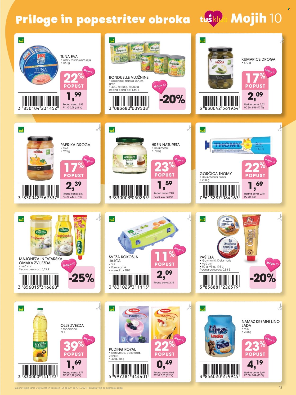 Tuš katalog - 6.9.2024 - 4.11.2024. Stran 15