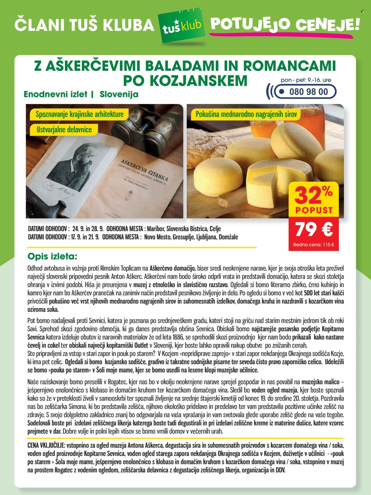 Tuš katalog - 6.9.2024 - 4.11.2024. Stran 22