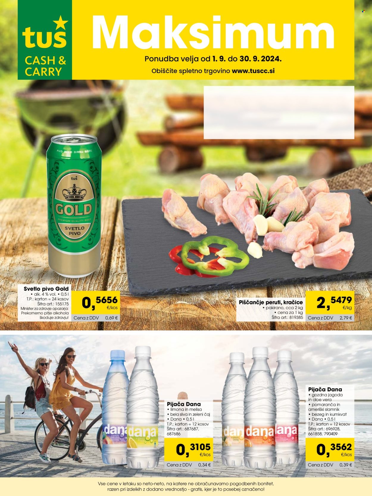 Tuš Cash & Carry katalog - 1.9.2024 - 30.9.2024. Stran 1