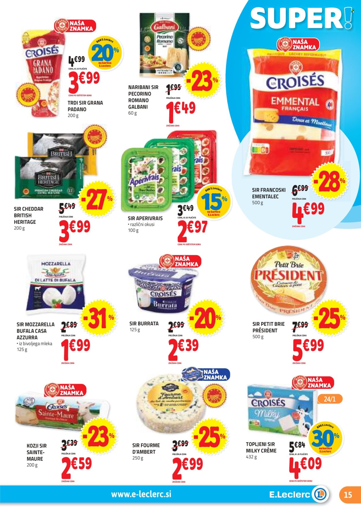 E.Leclerc katalog - 4.9.2024 - 14.9.2024. Stran 15