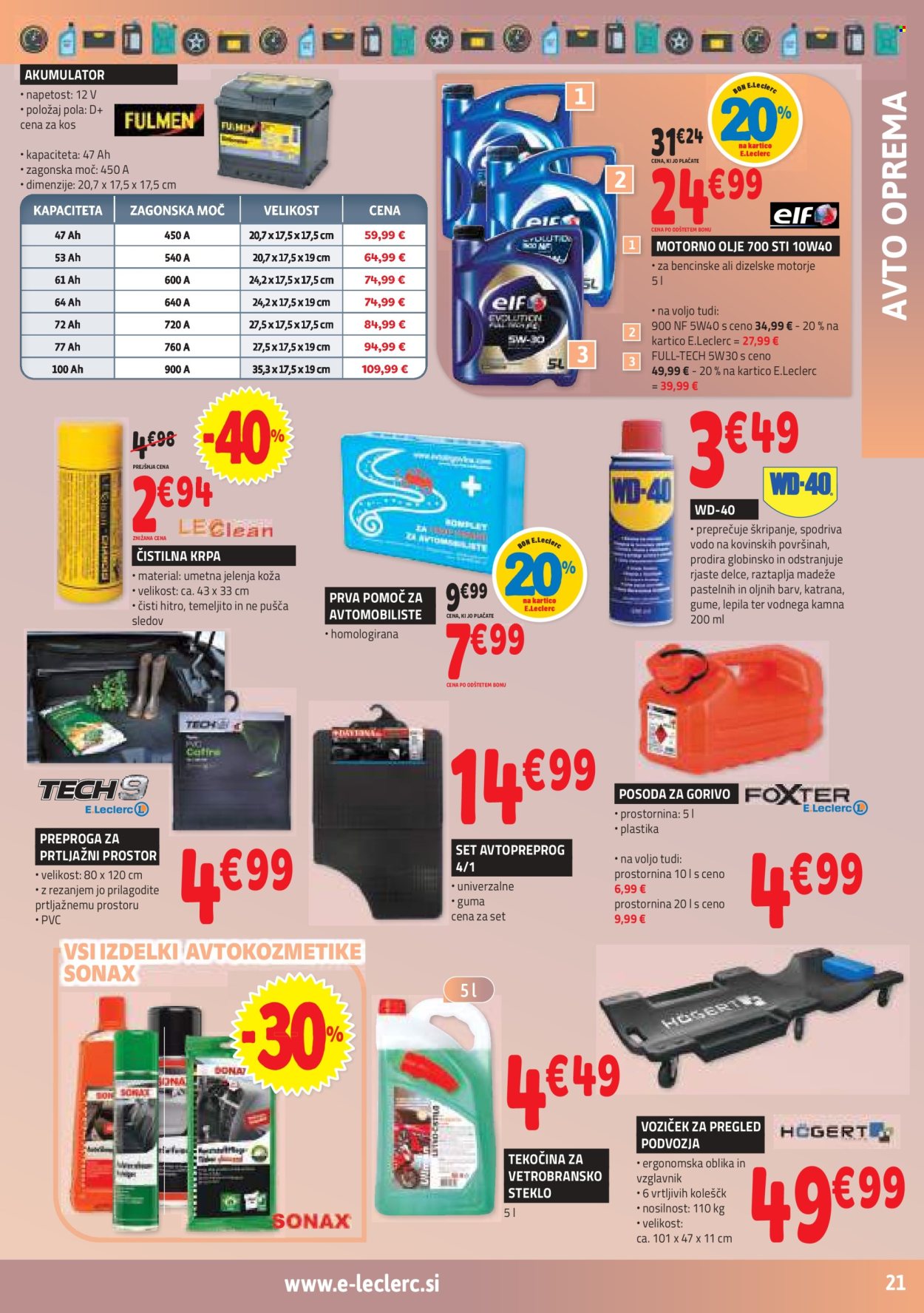 E.Leclerc katalog - 4.9.2024 - 14.9.2024. Stran 21