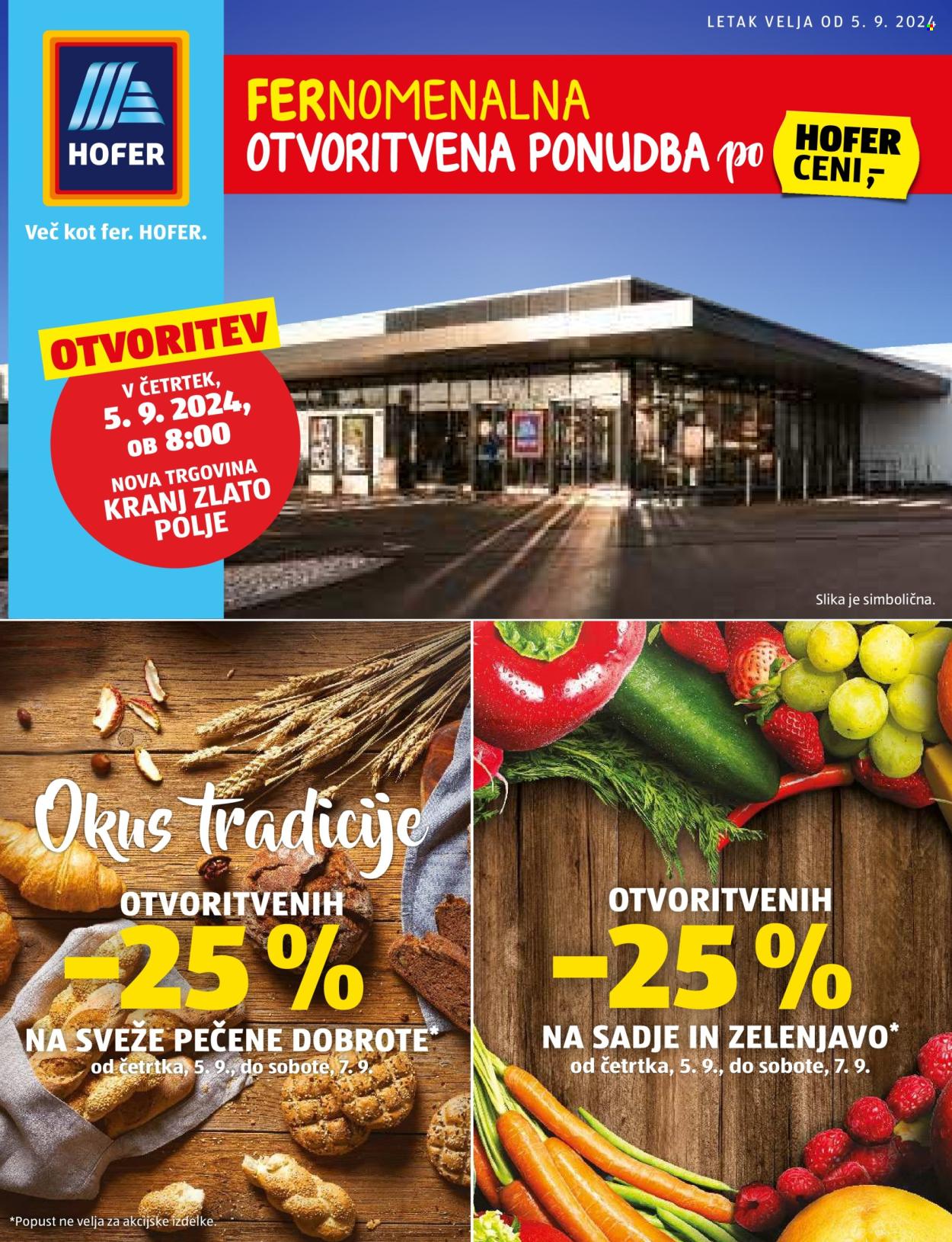 Hofer katalog. Stran 1