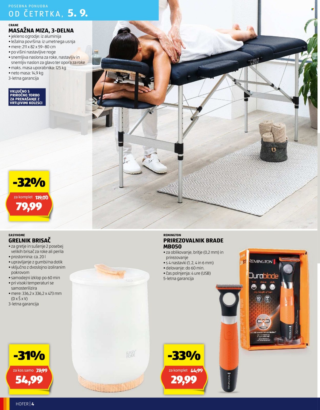 Hofer katalog. Stran 4