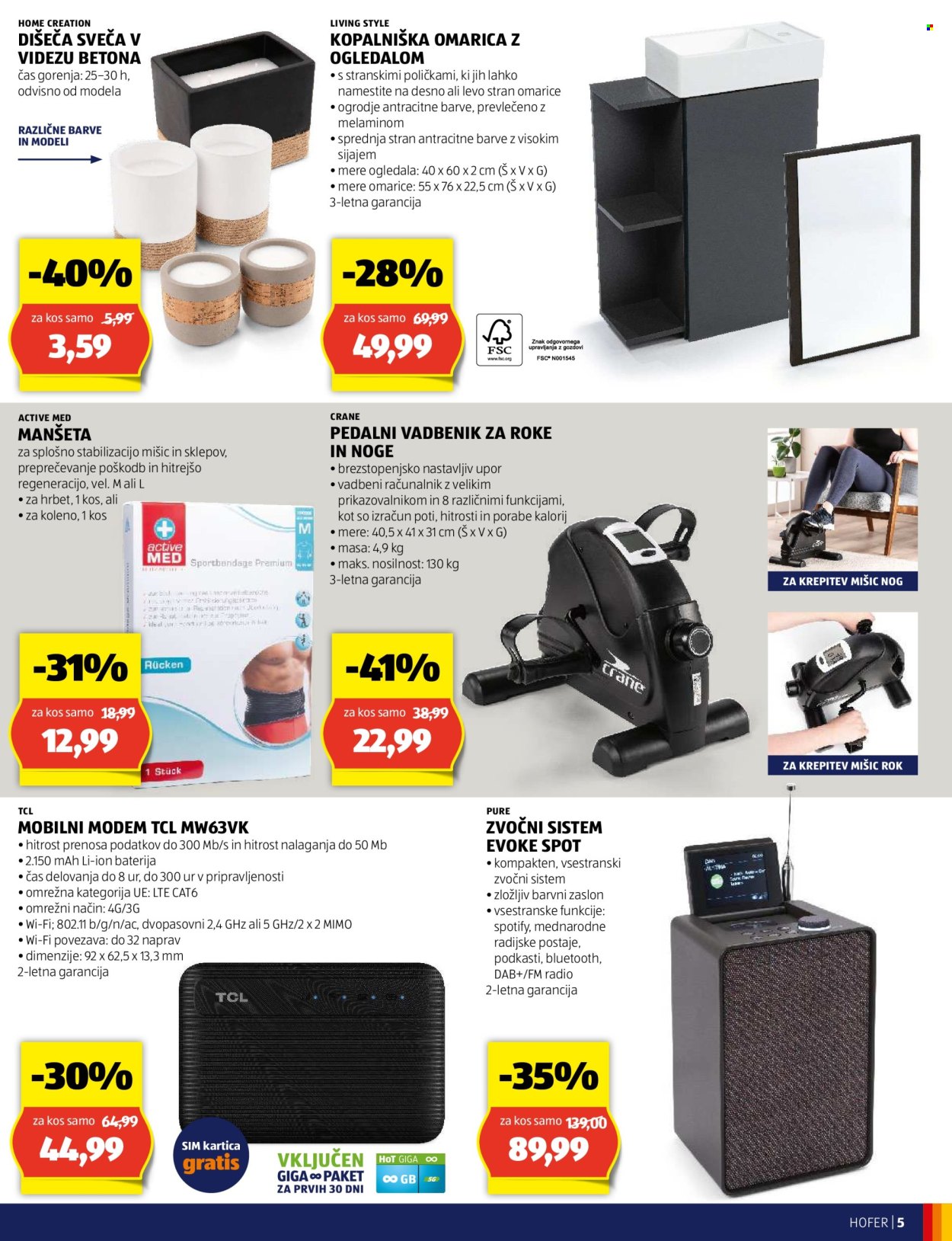 Hofer katalog. Stran 5