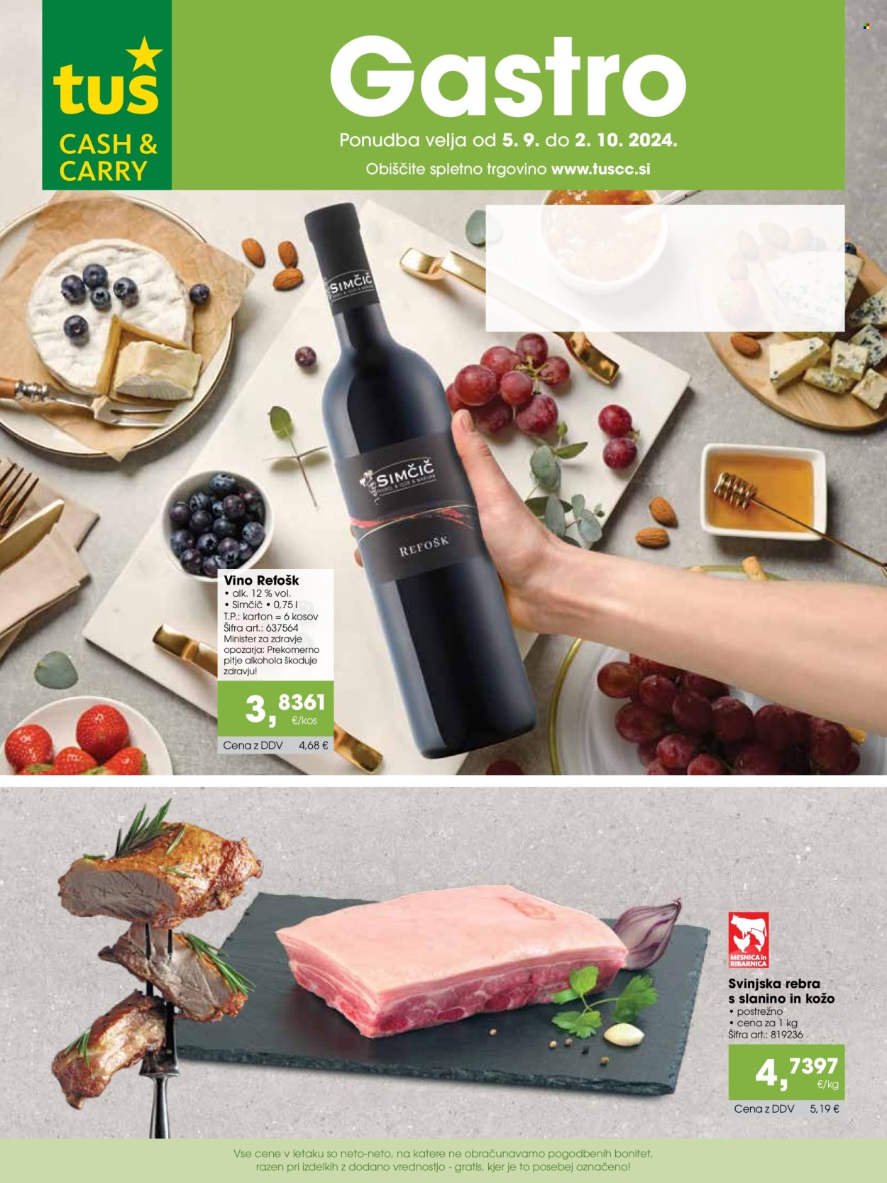 Tuš Cash & Carry katalog - 5.9.2024 - 2.10.2024. Stran 1