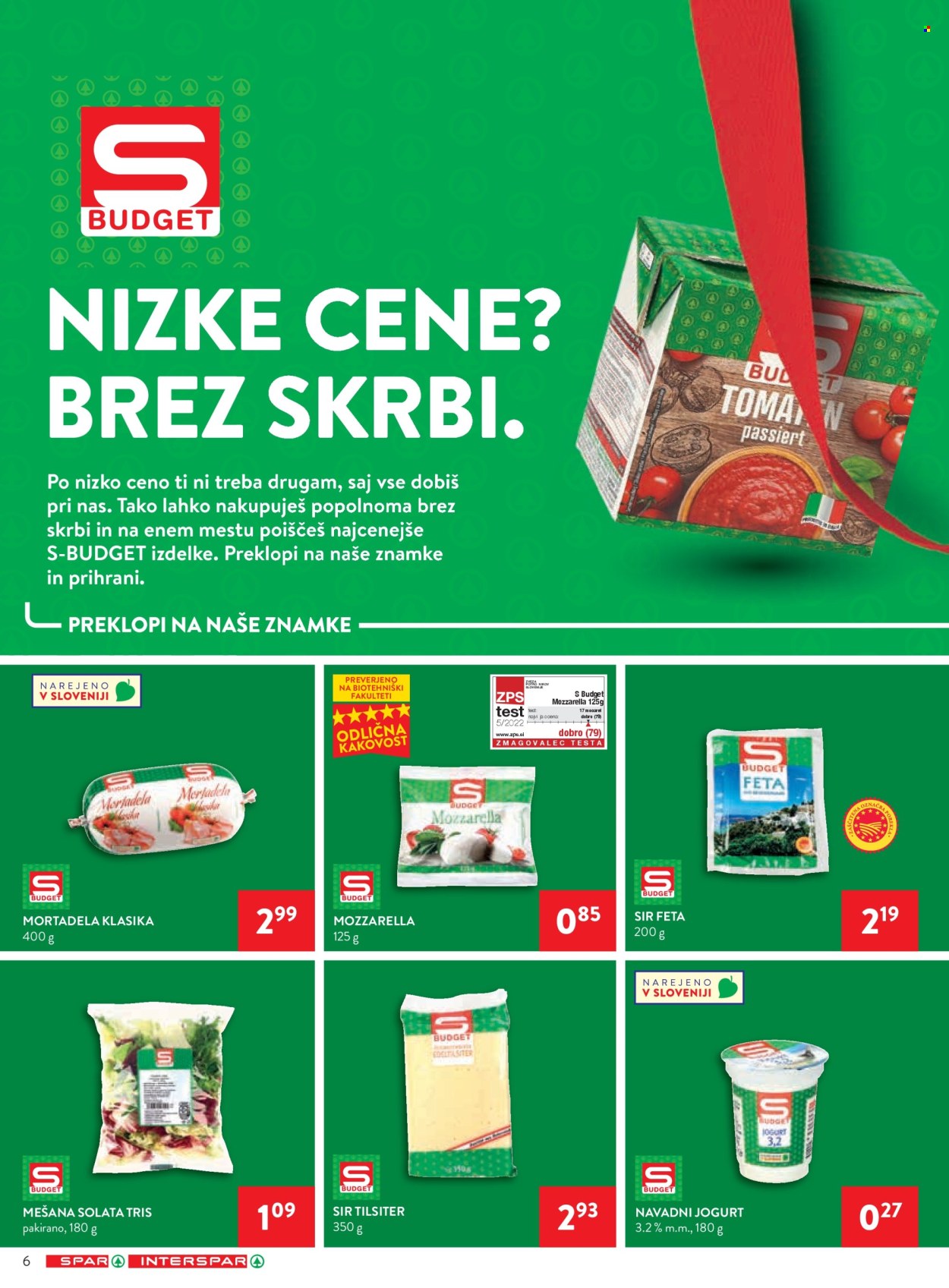 SPAR katalog - 11.9.2024 - 24.9.2024. Stran 6