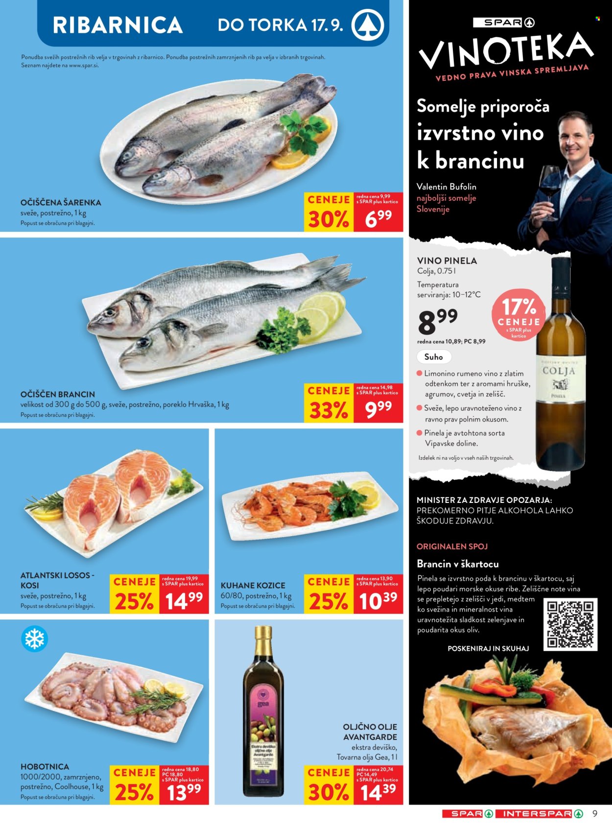 SPAR katalog - 11.9.2024 - 24.9.2024. Stran 9