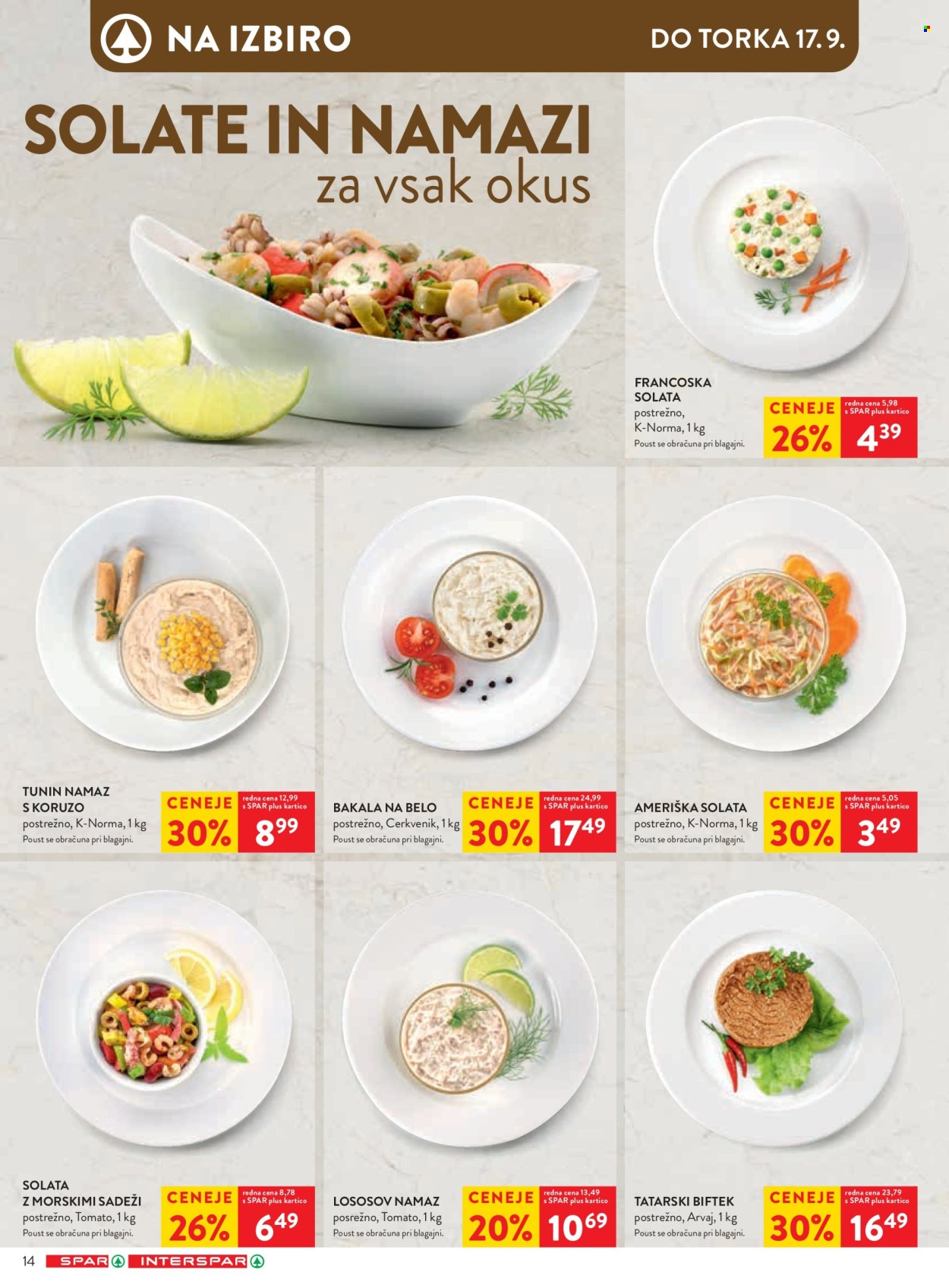 SPAR katalog - 11.9.2024 - 24.9.2024. Stran 16