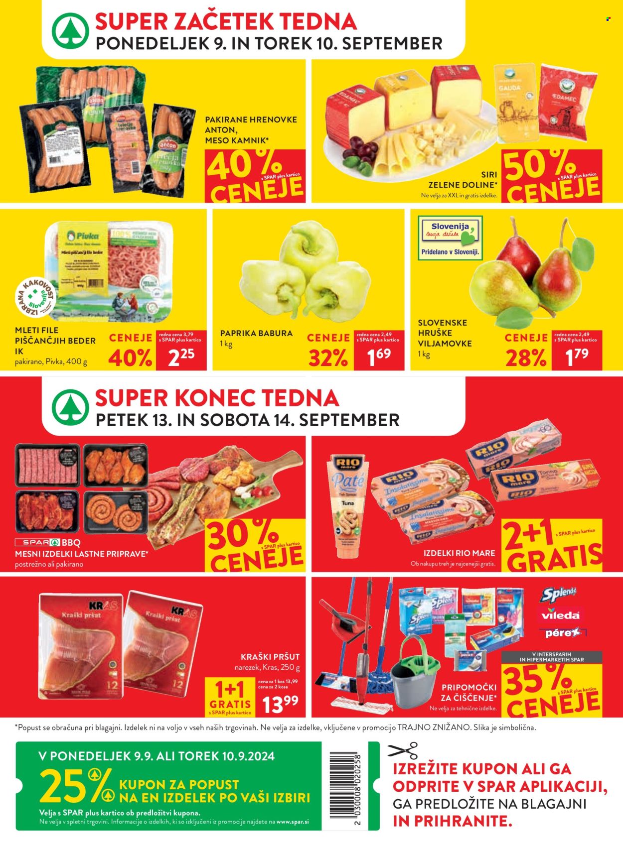 SPAR katalog - 11.9.2024 - 24.9.2024. Stran 34