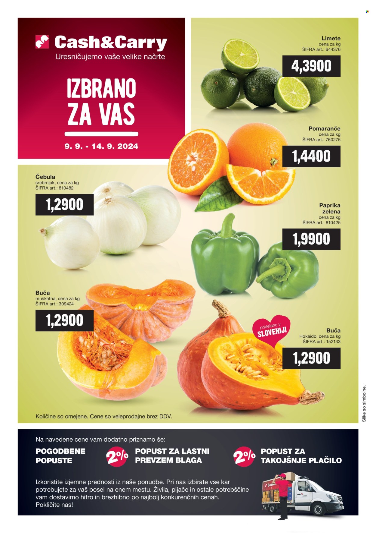 Mercator Cash & Carry katalog - 9.9.2024 - 14.9.2024. Stran 1
