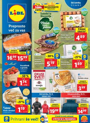 Lidl katalog - 12.9.2024 - 18.9.2024.