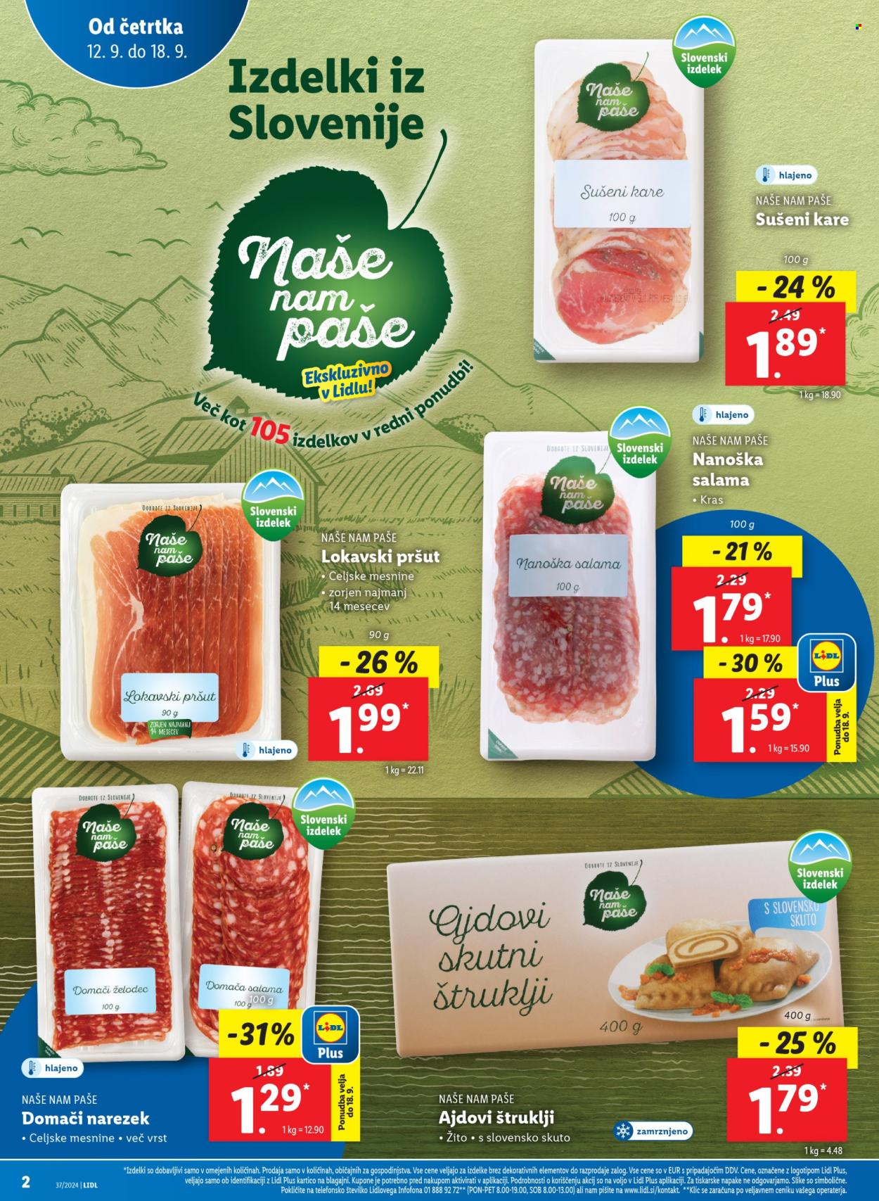 Lidl katalog - 12.9.2024 - 18.9.2024. Stran 2