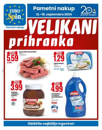 EuroSpin katalog - 12.9.2024 - 18.9.2024.