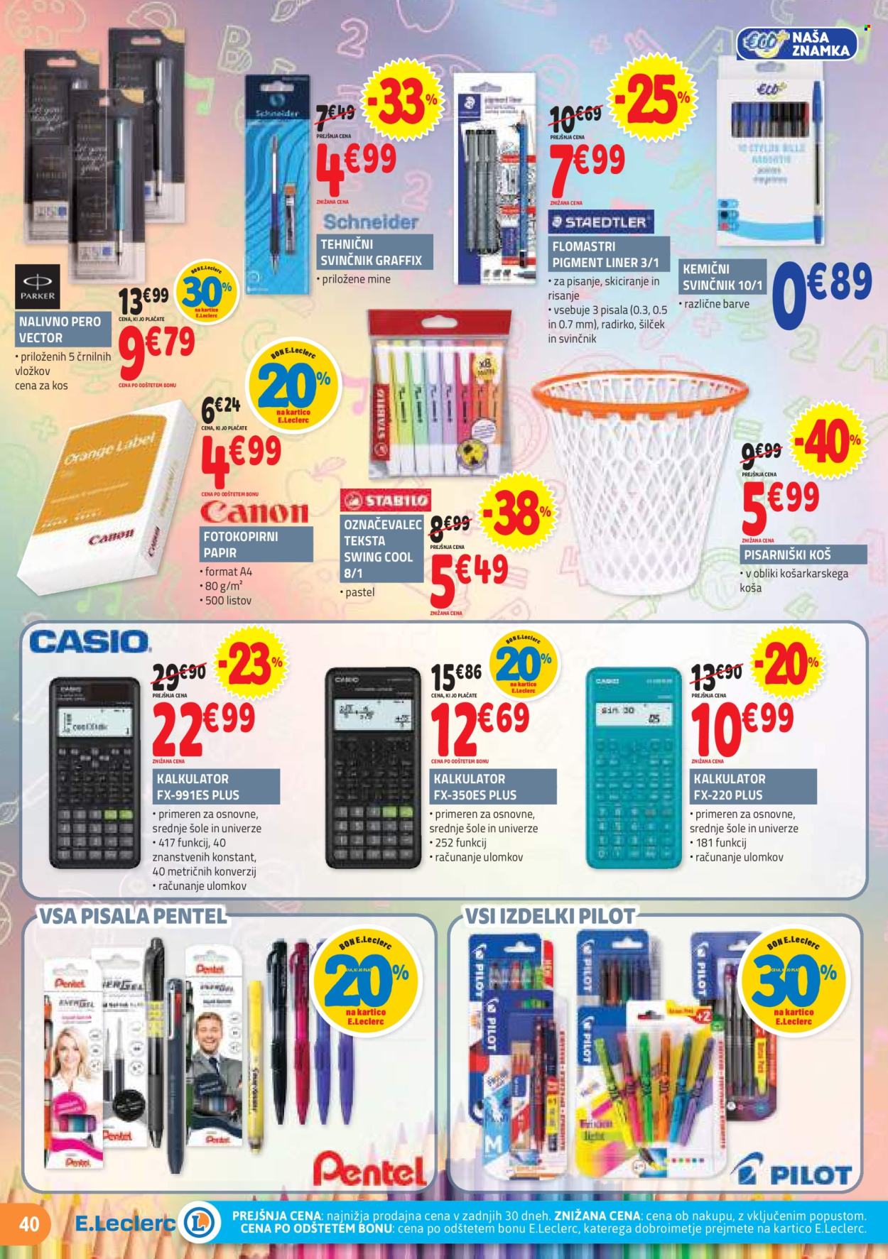 E.Leclerc katalog - 11.9.2024 - 21.9.2024. Stran 40