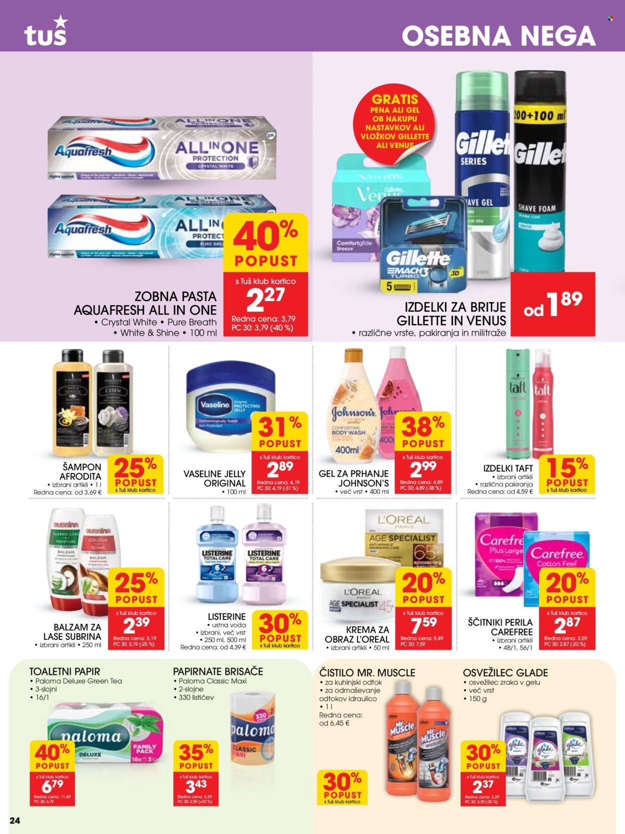 Tuš katalog - 11.9.2024 - 17.9.2024. Stran 24