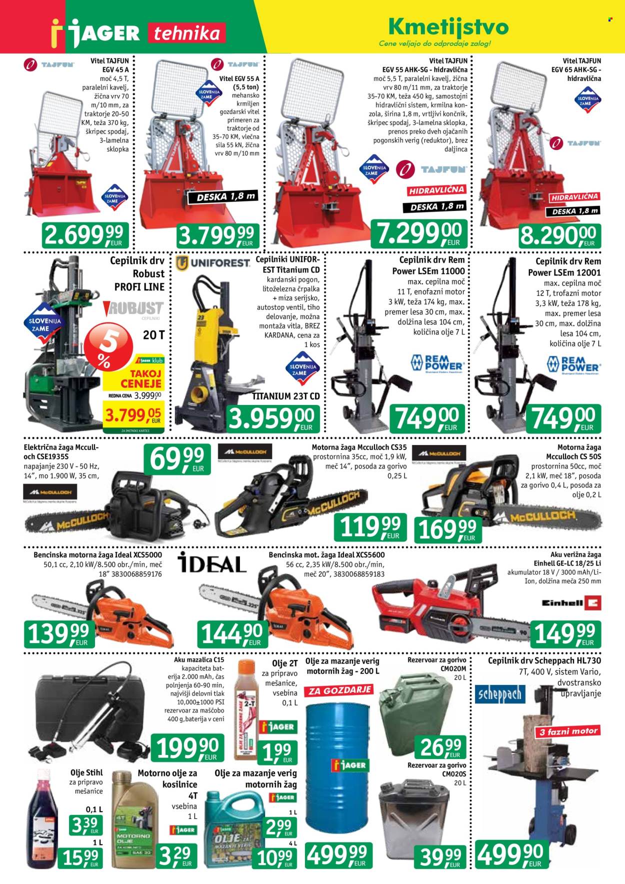 JAGER katalog. Stran 1