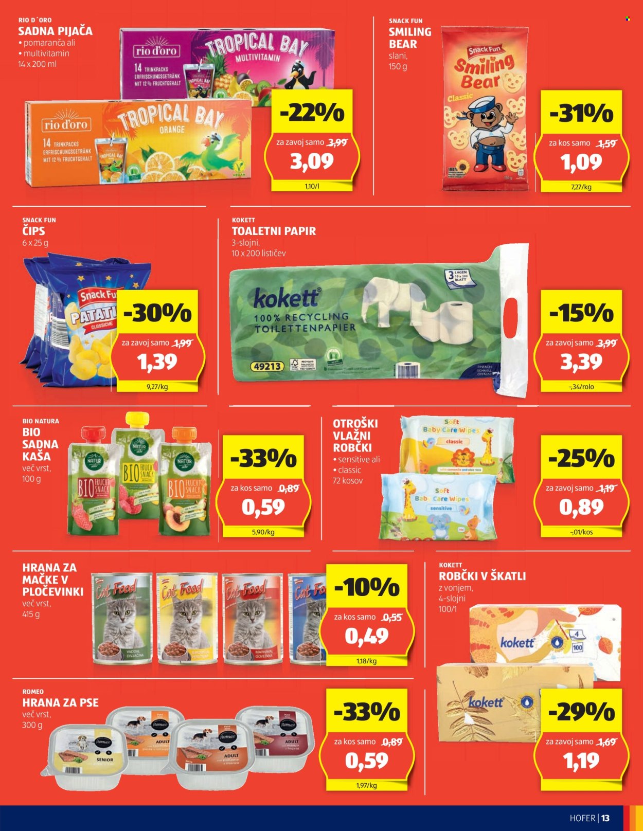 Hofer katalog - 12.9.2024 - 21.9.2024. Stran 13