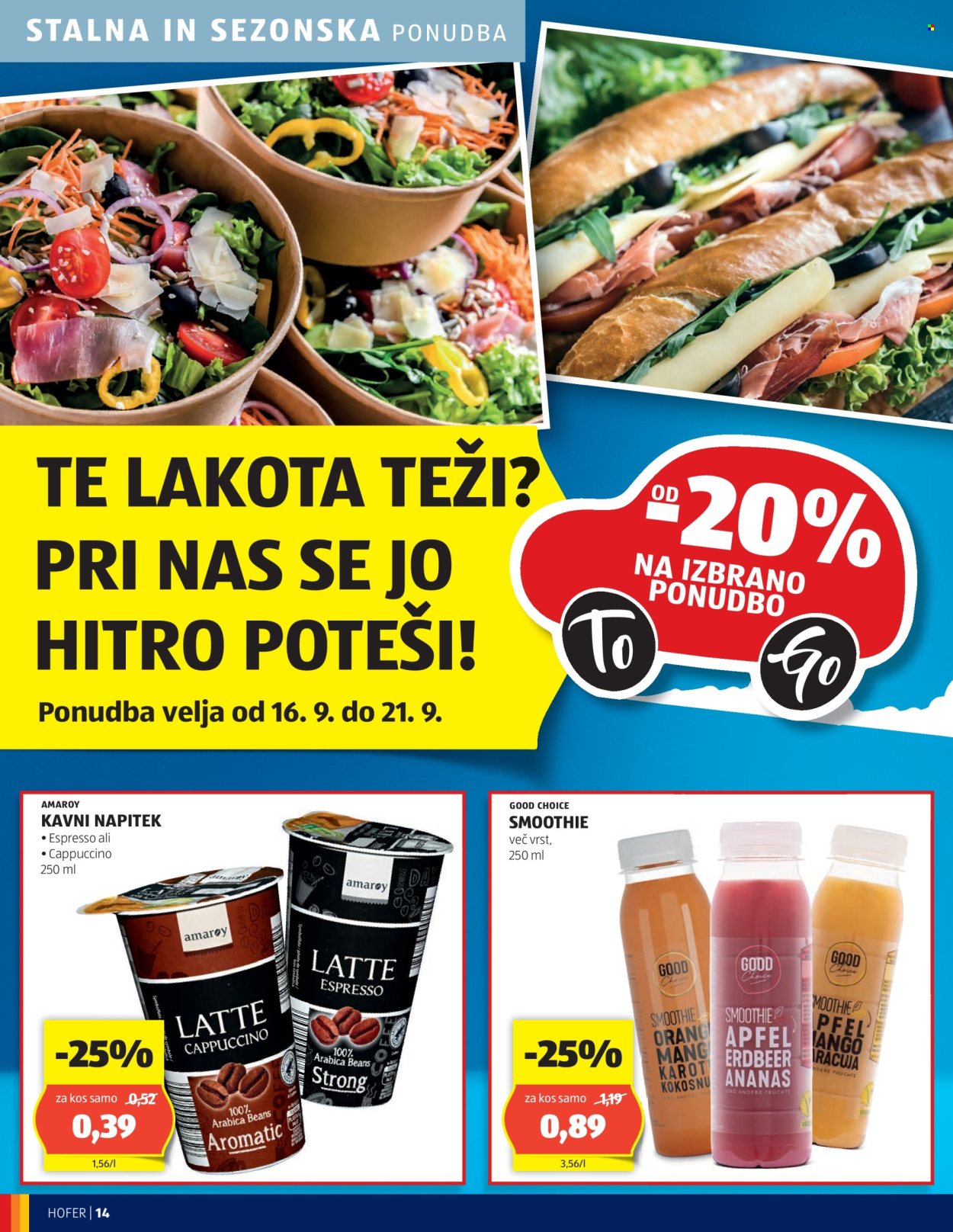 Hofer katalog - 12.9.2024 - 21.9.2024. Stran 14