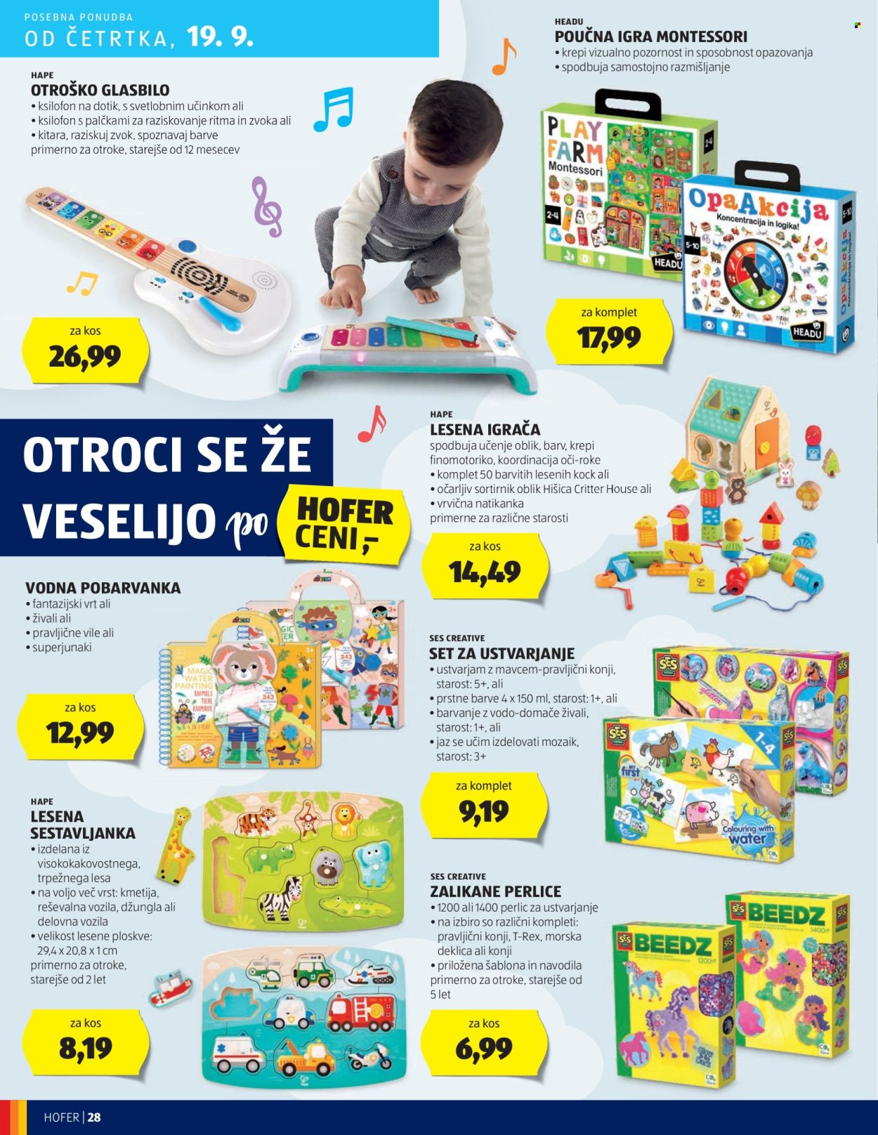 Hofer katalog - 12.9.2024 - 21.9.2024. Stran 28