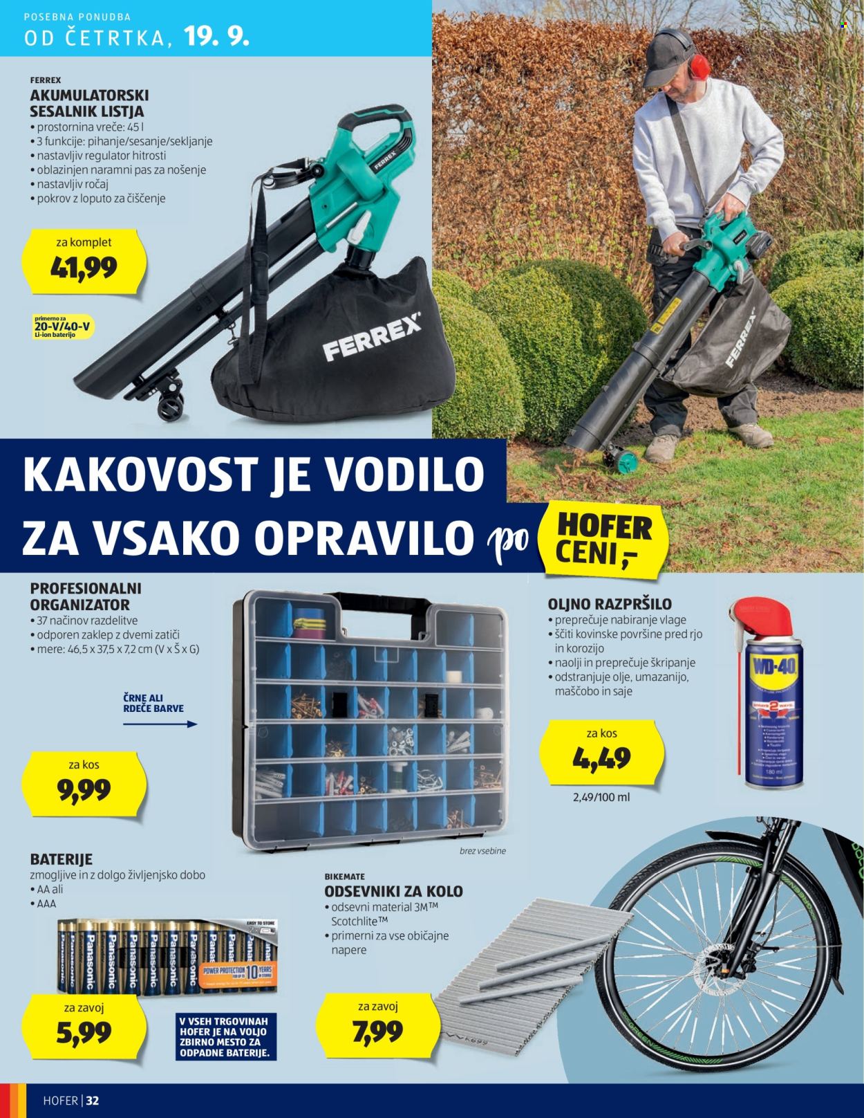 Hofer katalog - 12.9.2024 - 21.9.2024. Stran 32