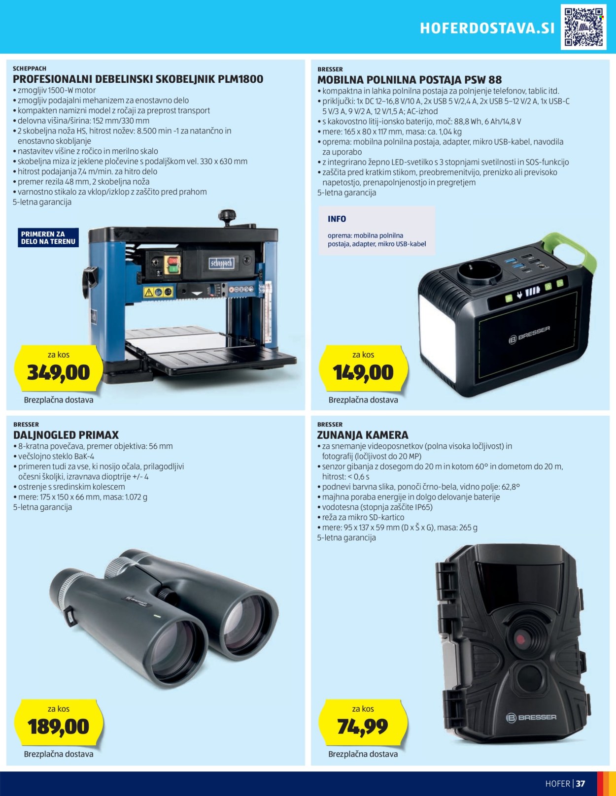Hofer katalog - 12.9.2024 - 21.9.2024. Stran 37