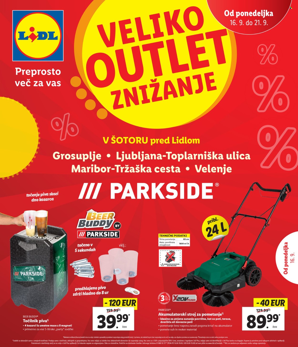 Lidl katalog - 16.9.2024 - 21.9.2024. Stran 1
