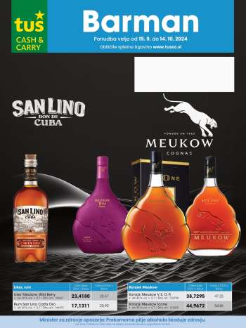 Tuš Cash & Carry katalog - 15.9.2024 - 14.10.2024.