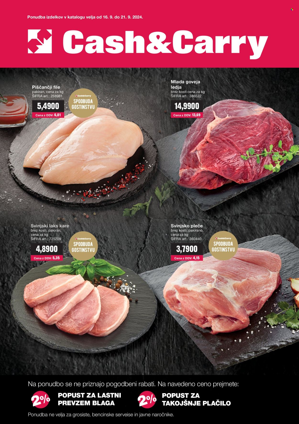 Mercator Cash & Carry katalog - 16.9.2024 - 21.9.2024. Stran 1