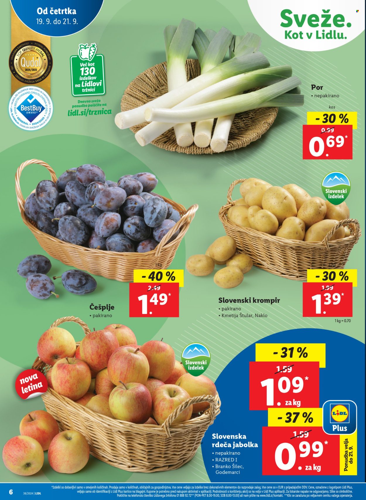 Lidl katalog - 19.9.2024 - 25.9.2024. Stran 6