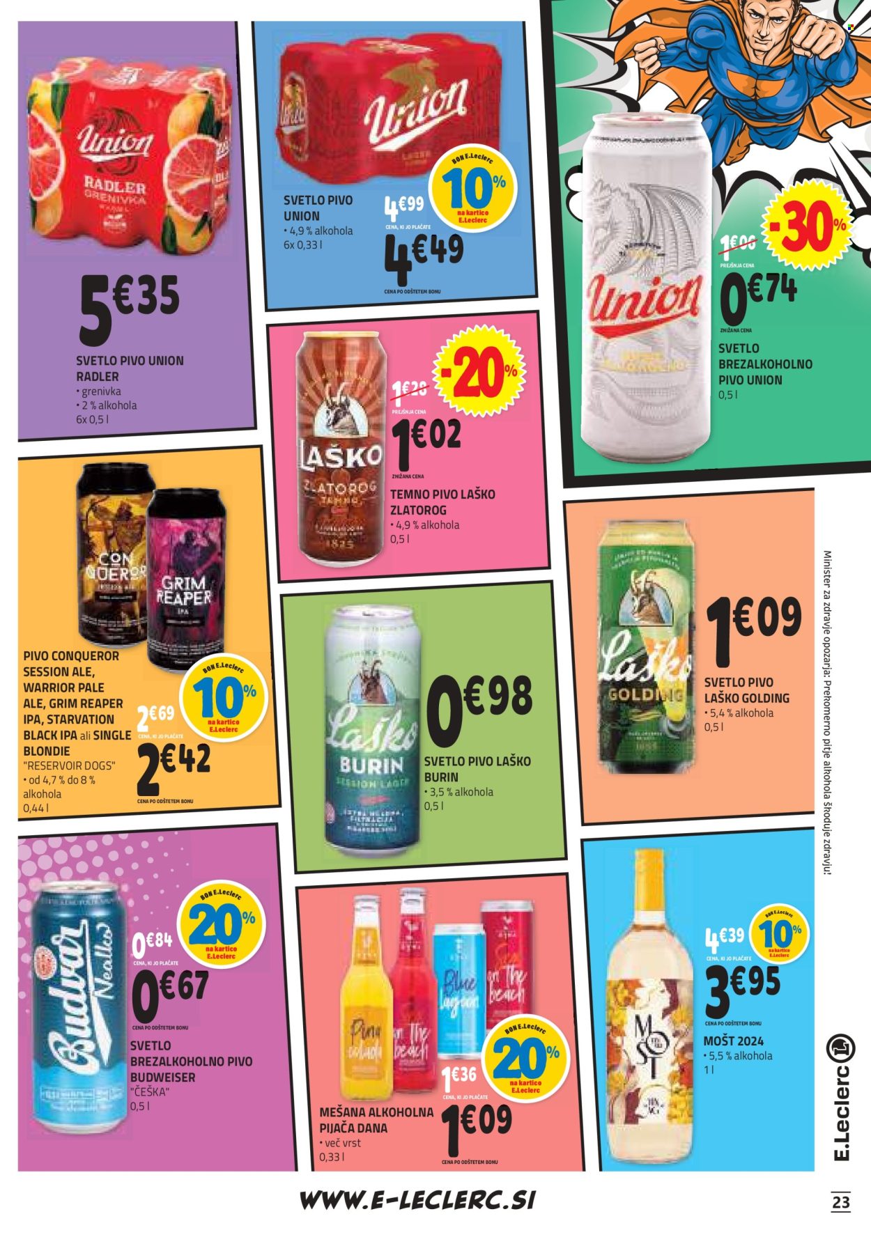 E.Leclerc katalog - 18.9.2024 - 28.9.2024. Stran 23