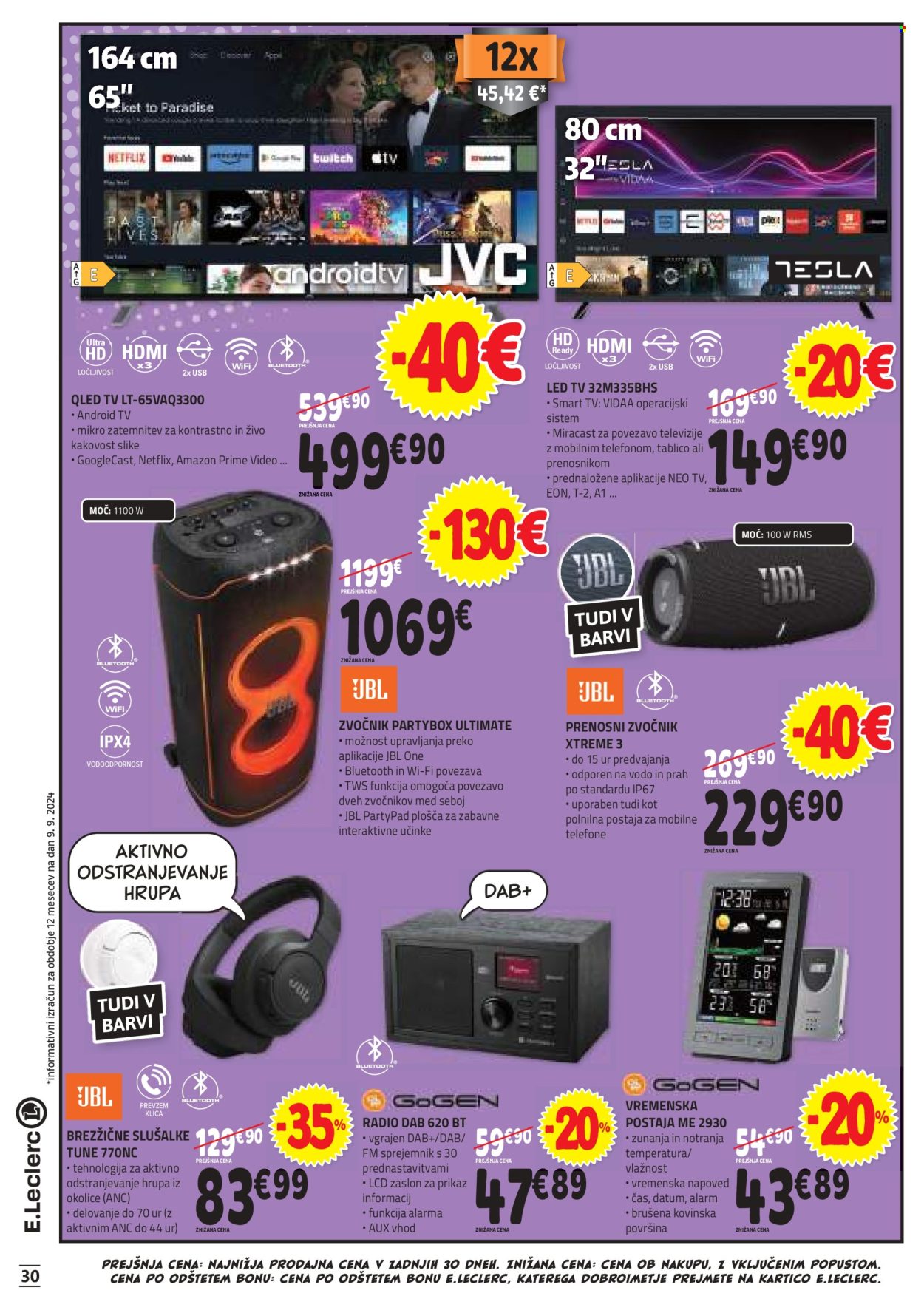 E.Leclerc katalog - 18.9.2024 - 28.9.2024. Stran 30
