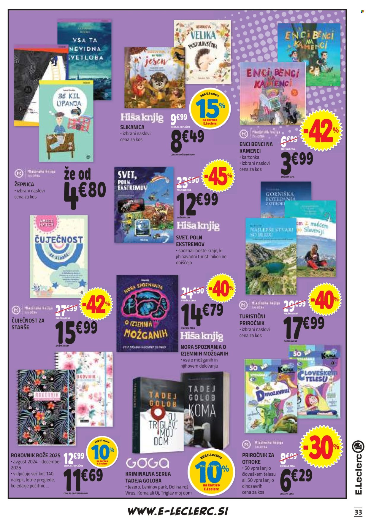E.Leclerc katalog - 18.9.2024 - 28.9.2024. Stran 33