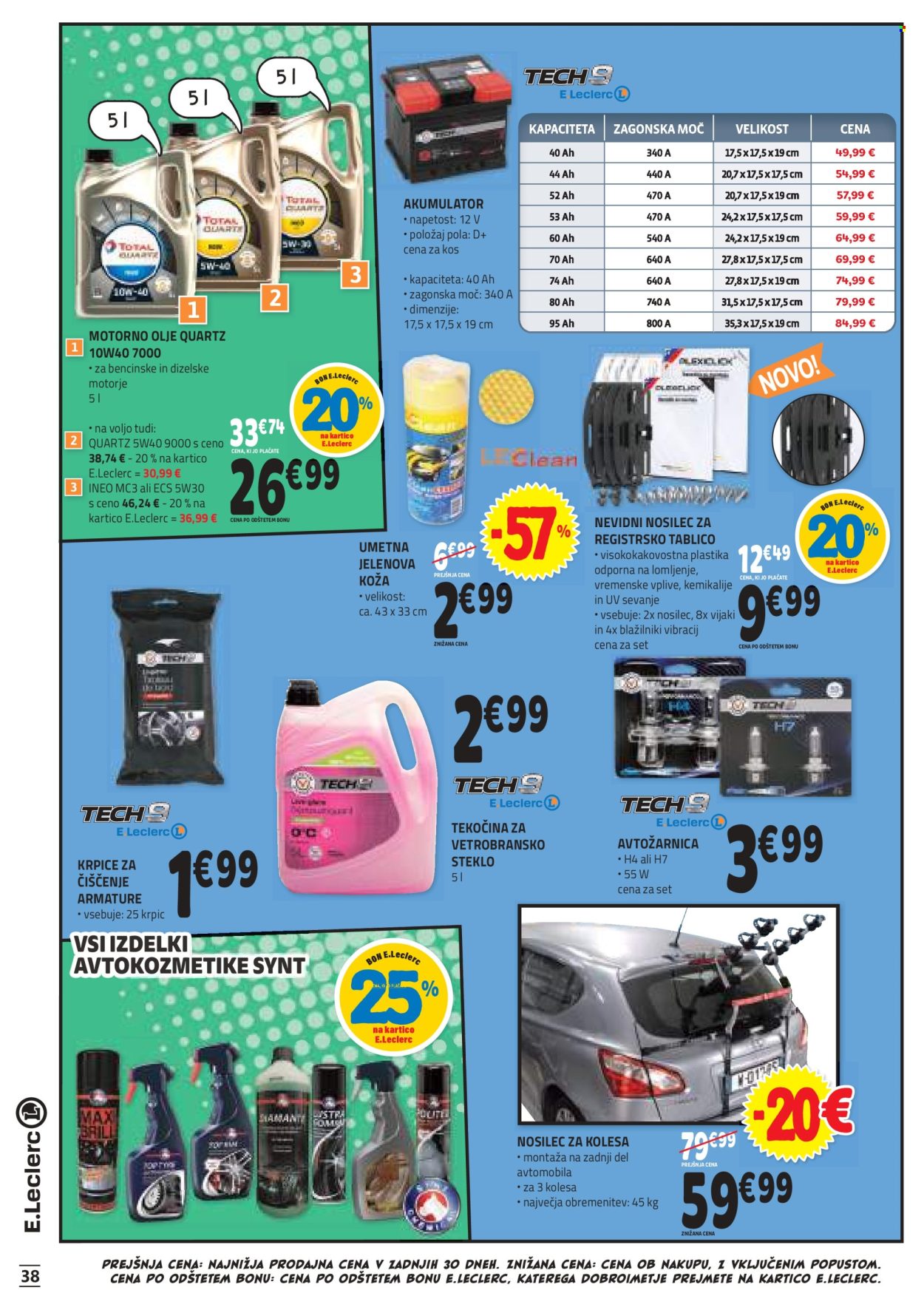 E.Leclerc katalog - 18.9.2024 - 28.9.2024. Stran 38