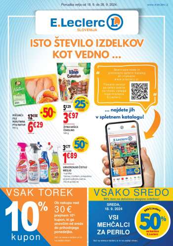 E.Leclerc katalog - 18.9.2024 - 28.9.2024.