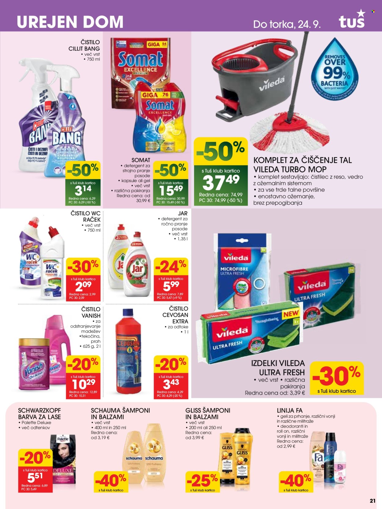 Tuš katalog - 18.9.2024 - 24.9.2024. Stran 21