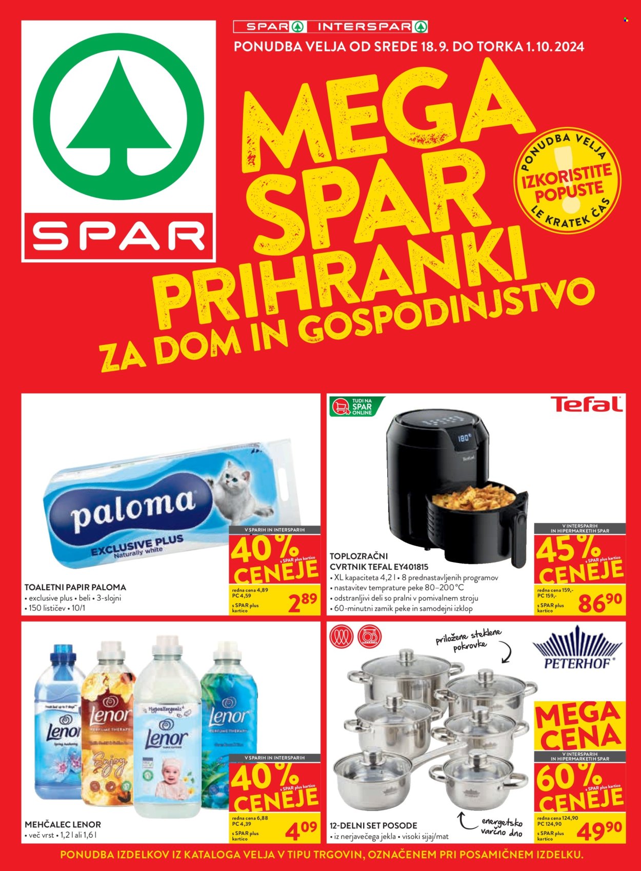 SPAR katalog - 18.9.2024 - 1.10.2024. Stran 1