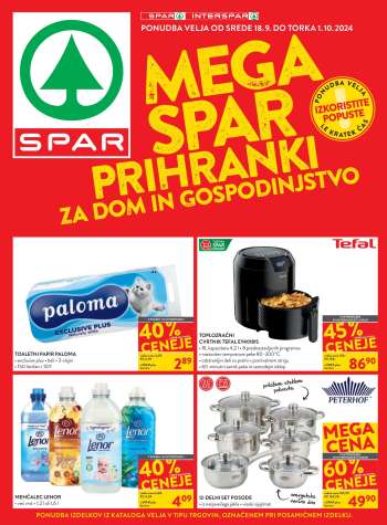 SPAR katalog - 18.9.2024 - 1.10.2024.