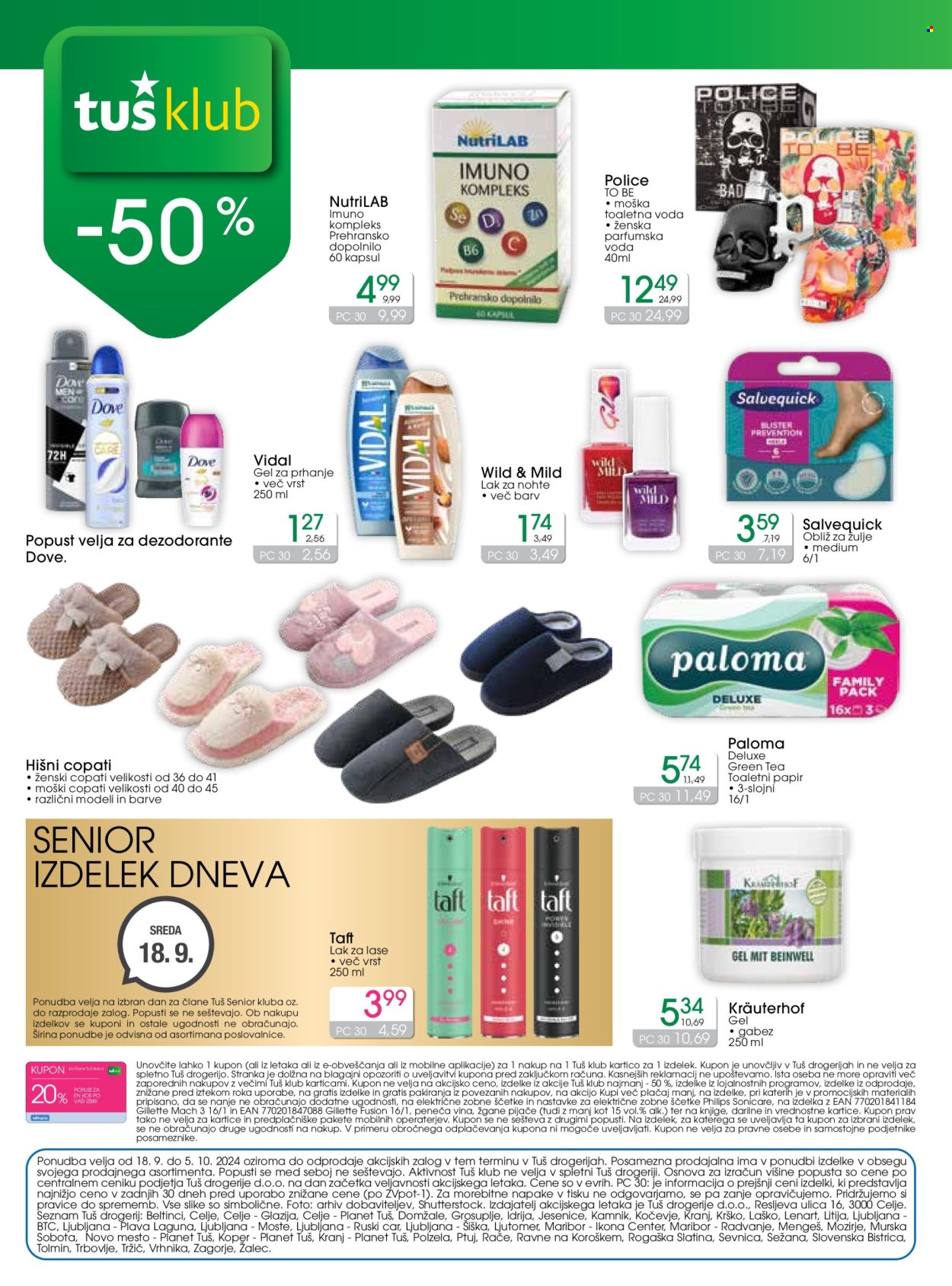 Tuš Drogeria katalog - 18.9.2024 - 5.10.2024. Stran 16