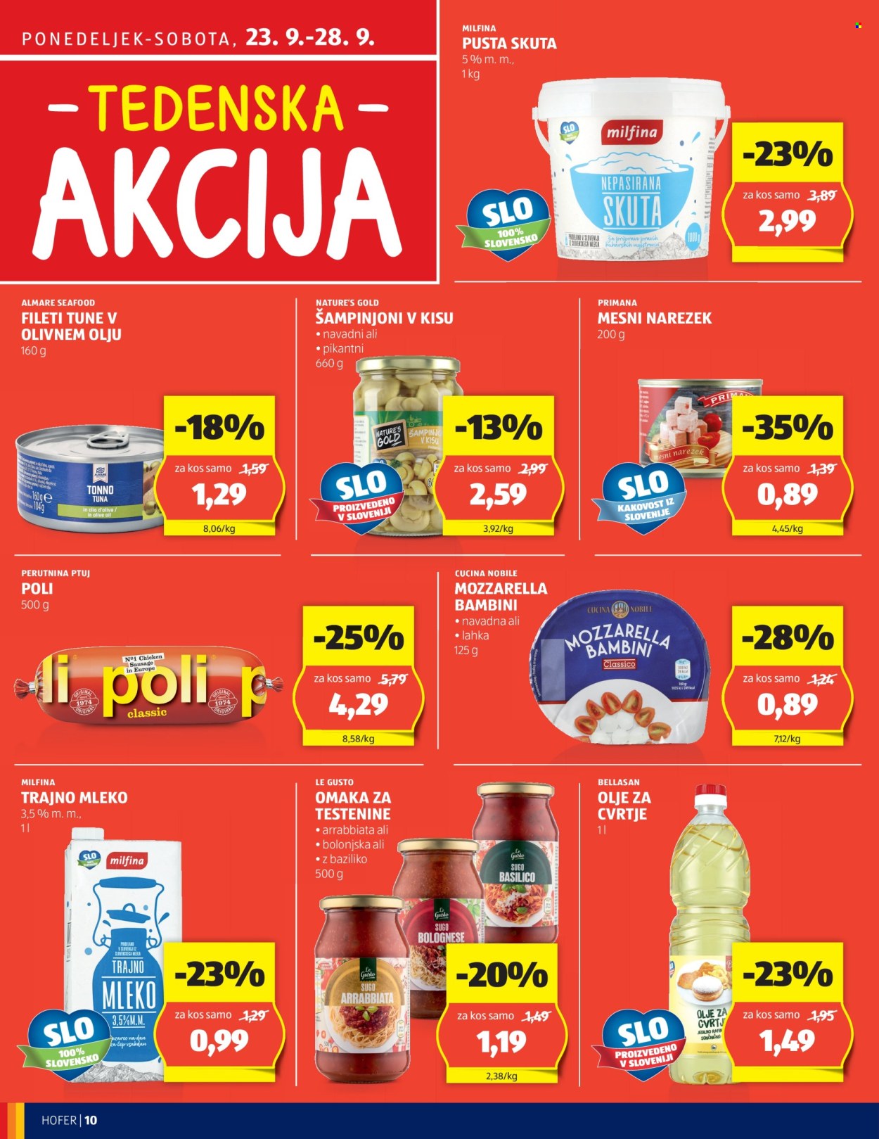 Hofer katalog - 19.9.2024 - 28.9.2024. Stran 10