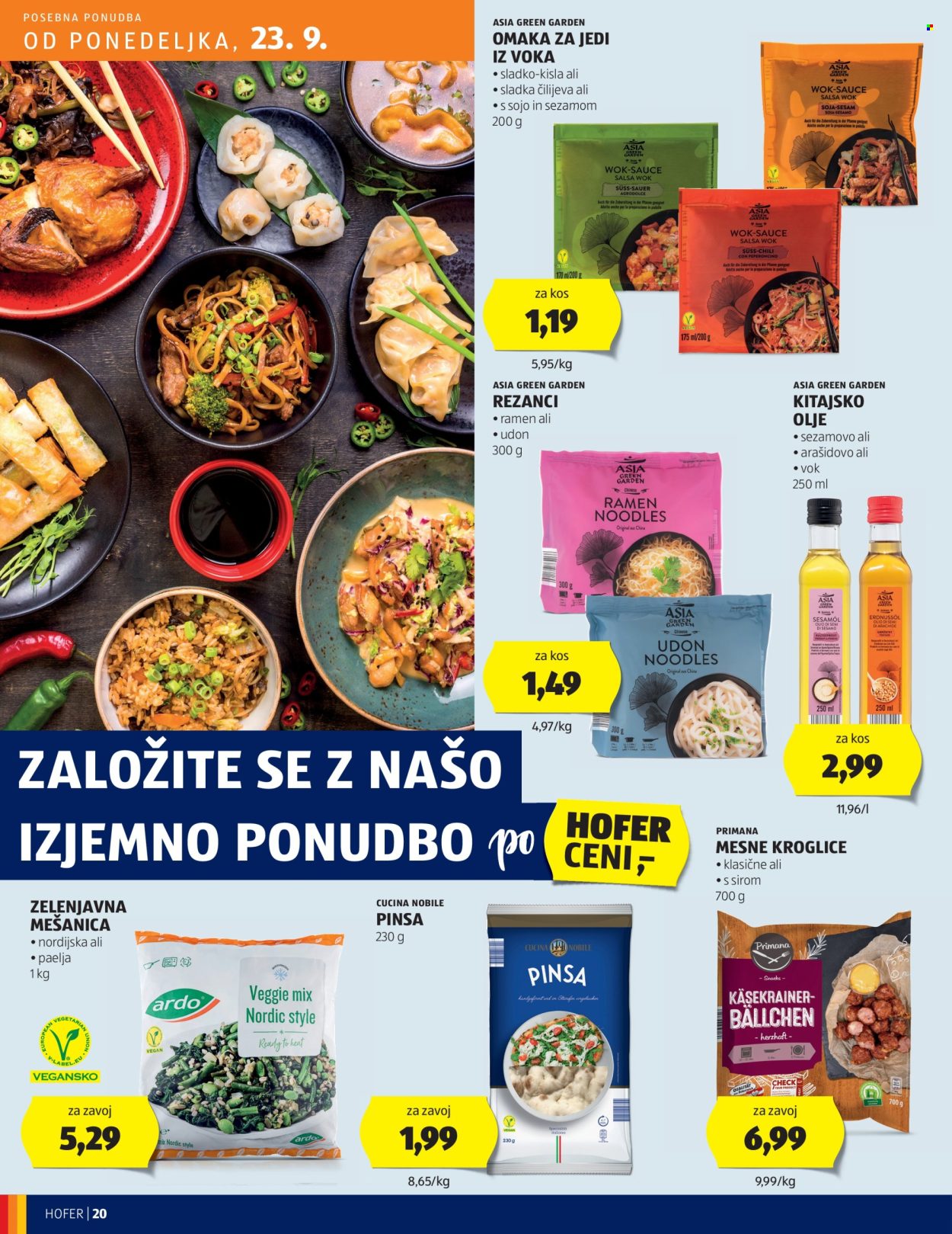 Hofer katalog - 19.9.2024 - 28.9.2024. Stran 20
