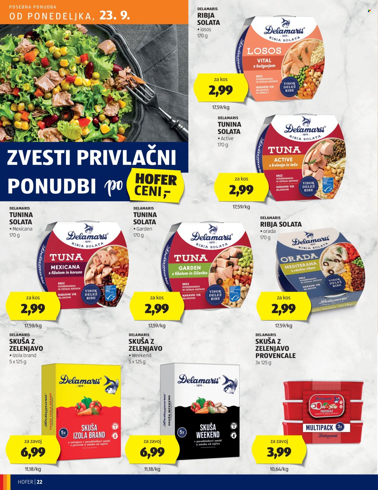 Hofer katalog - 19.9.2024 - 28.9.2024. Stran 22