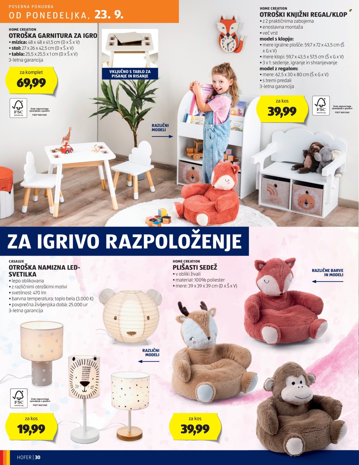 Hofer katalog - 19.9.2024 - 28.9.2024. Stran 30