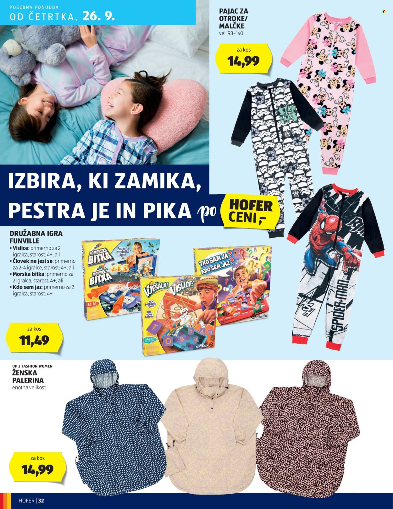 Hofer katalog - 19.9.2024 - 28.9.2024. Stran 32