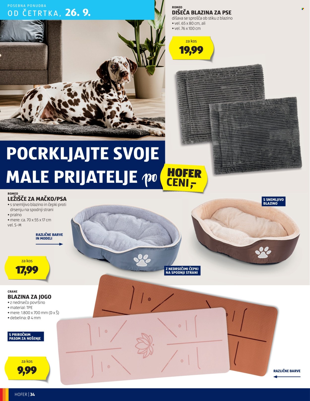 Hofer katalog - 19.9.2024 - 28.9.2024. Stran 34