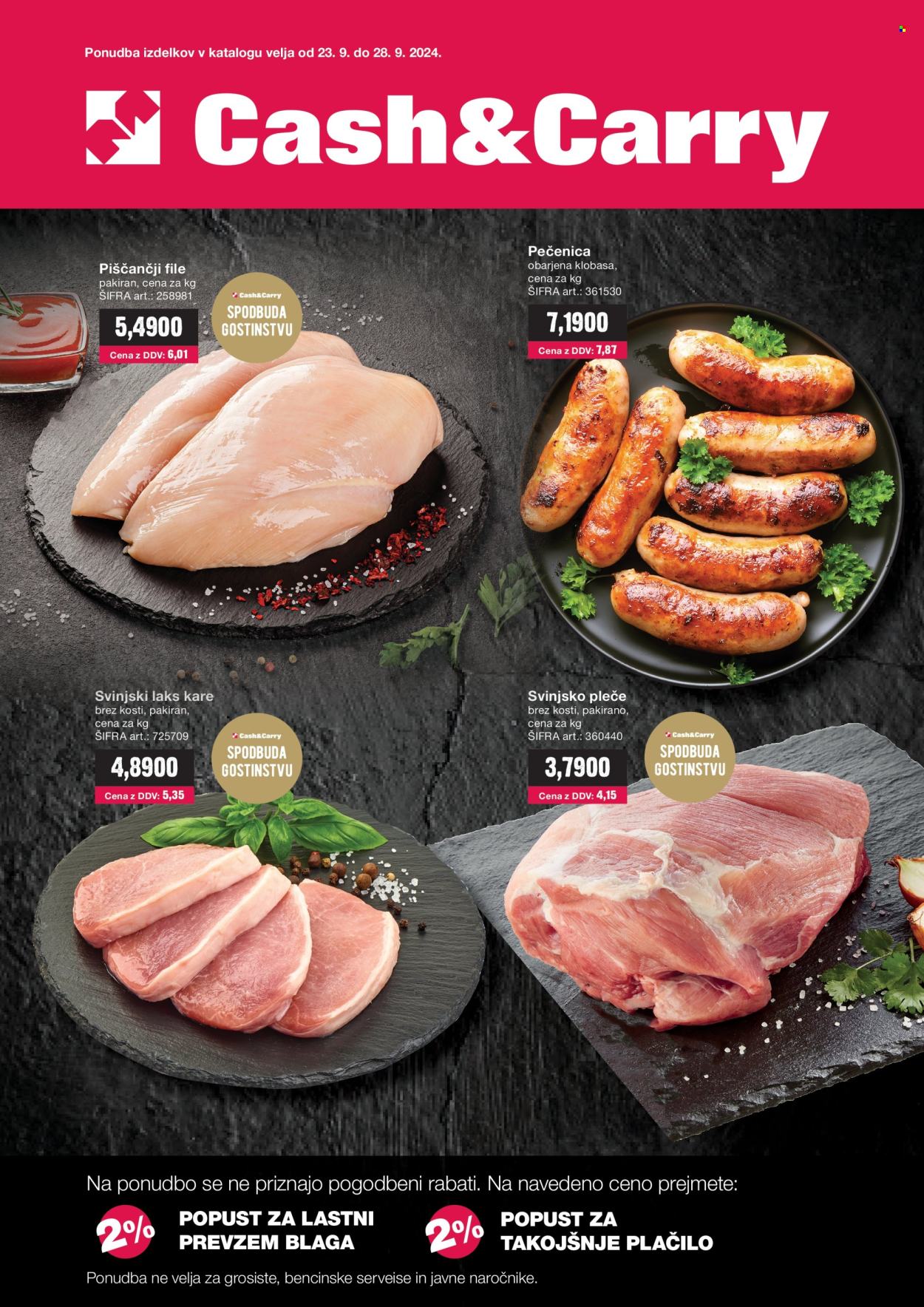 Mercator Cash & Carry katalog - 23.9.2024 - 28.9.2024. Stran 1