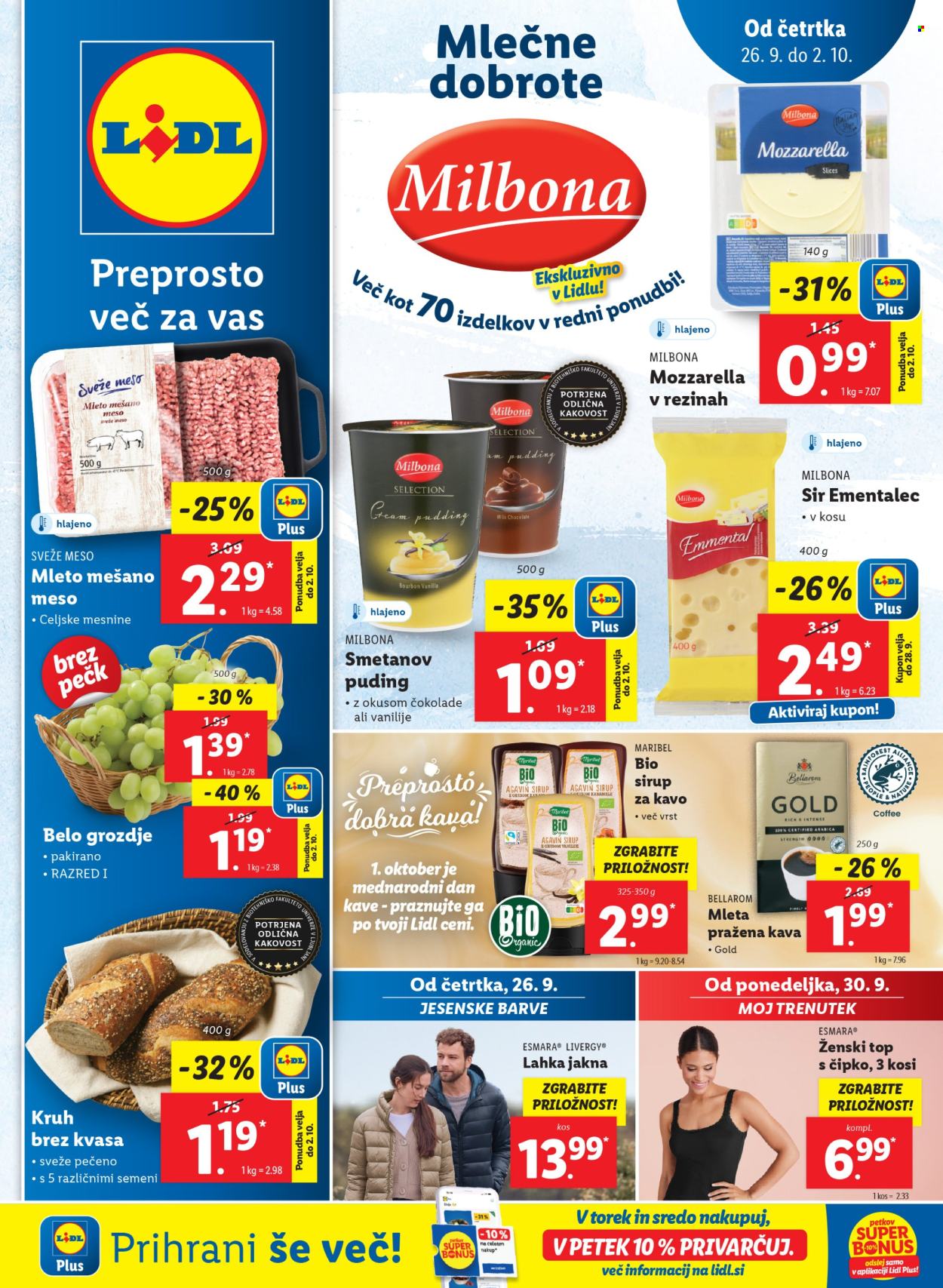 Lidl katalog - 26.9.2024 - 2.10.2024. Stran 1