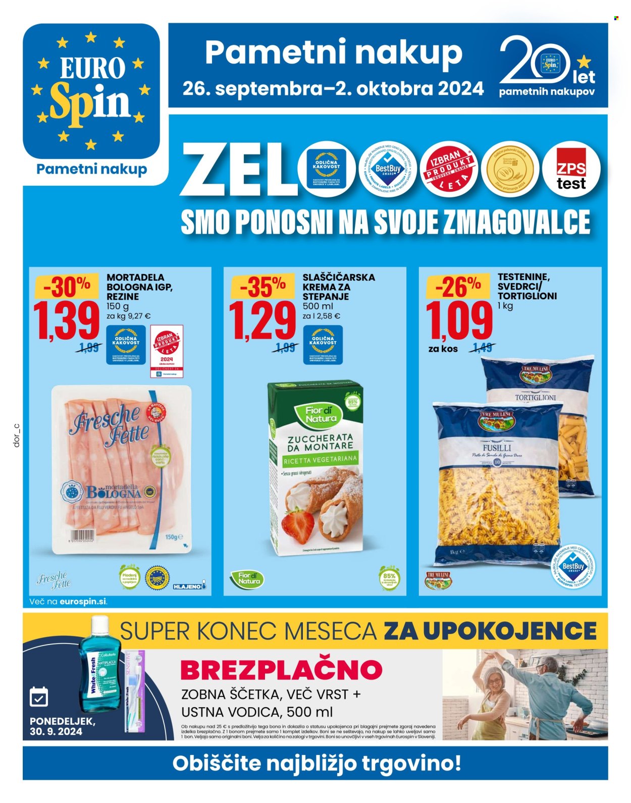 EuroSpin katalog - 26.9.2024 - 2.10.2024. Stran 1